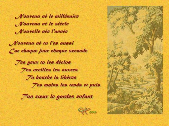 Voeux pour l’an 2001